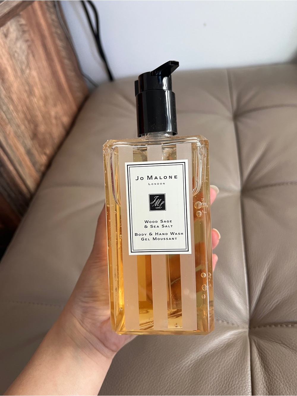 Jo Malone Wood Sage & Sea Salt Body & Hand Wash - 16.9oz/500ml - JUMBO SIZE